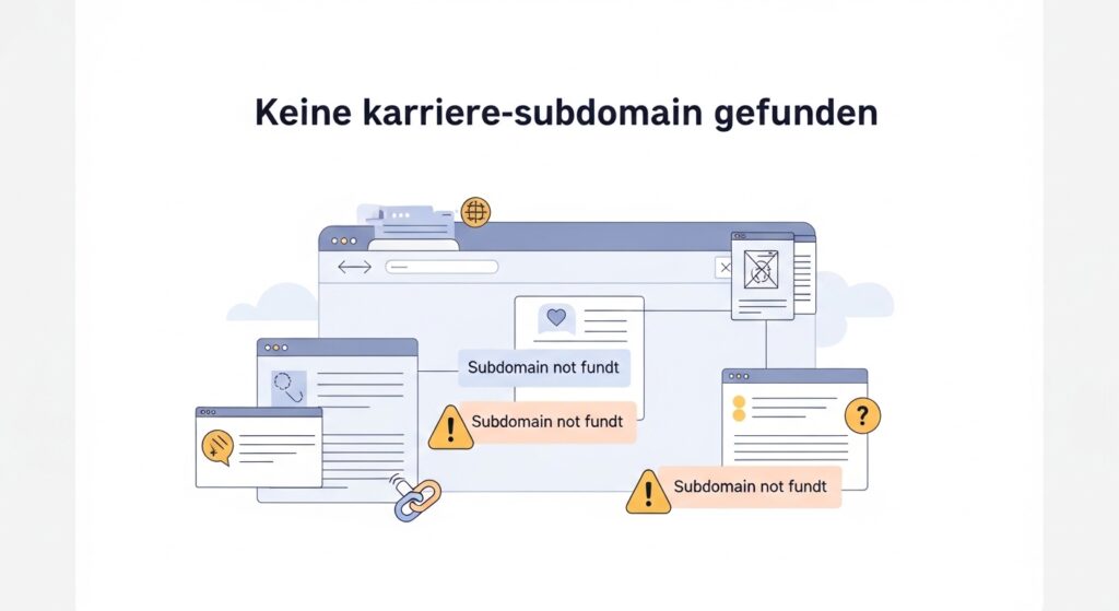 keine karriere-subdomain gefunden