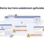 keine karriere-subdomain gefunden